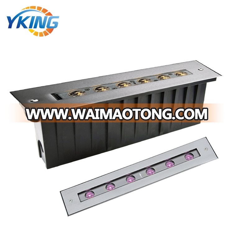 Stainless steel 24V IP68 Waterproof Cold white 6W inground linear led light